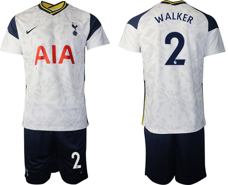 Men 2020-2021 club Tottenham home #2 white Soccer Jerseys